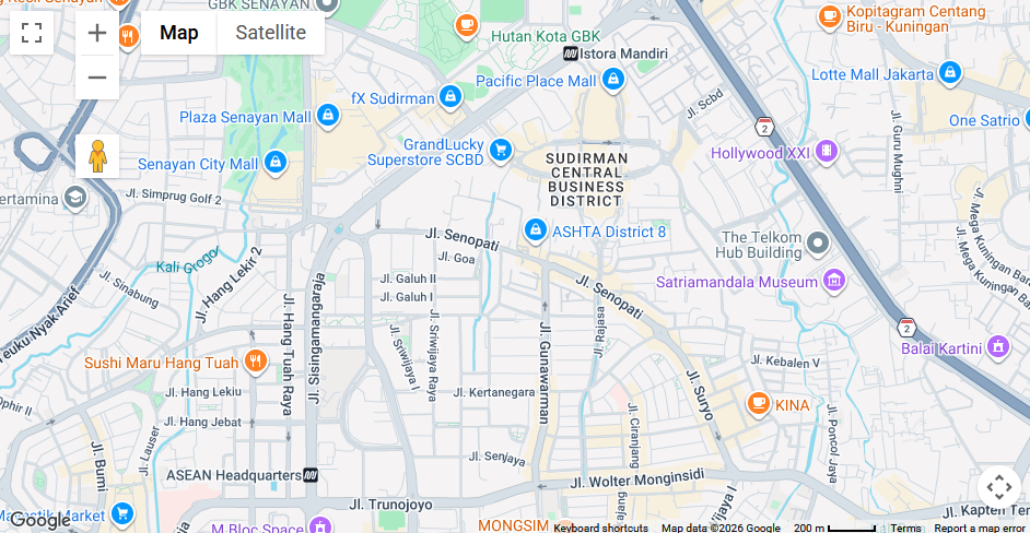 Peta lokasi Head Office Sinar Baru Group